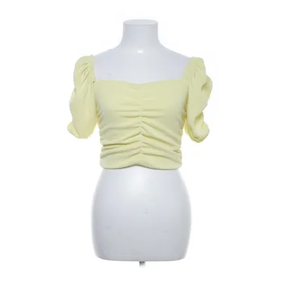 Crop top (Jaune) de H&M Trend Polyester, Élasthane