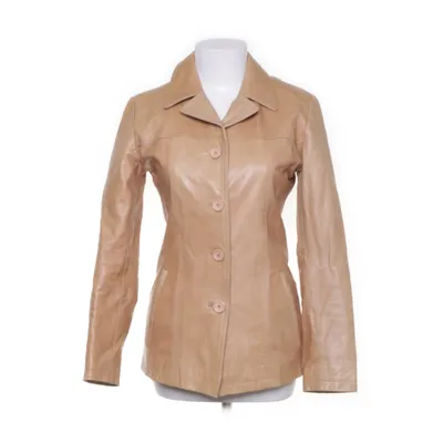 Läderjacka (Beige) från Roco Baroco Skinn