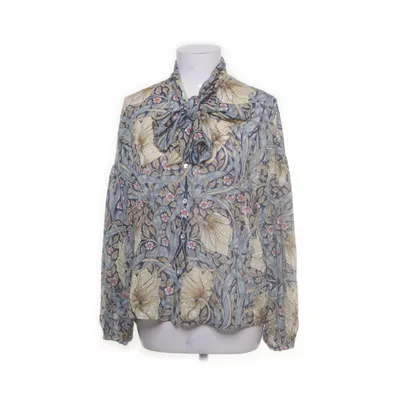 Blouse lavallière (Bleu, Multicolore) de William Morris & Co. x H&M Polyester