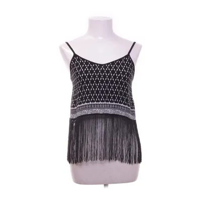 Crop Top (Schwarz) von H&M Viskose, Polyester