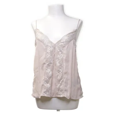 Tanktop  (Beige) fra H&M Polyester, Polyamid