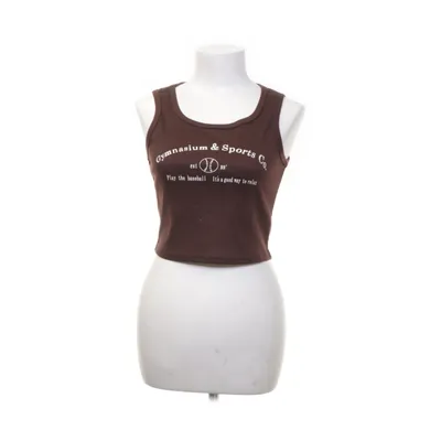 Crop top (Bruin) van Shein Polyester, Elastaan