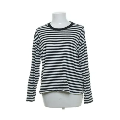 Långärmad t-shirt (Röd, Vit) från Monki Bomull, Modal