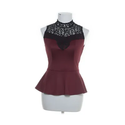 Peplum top (Rood) van ONLY Polyester, Elastaan, Katoen, Nylon
