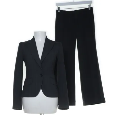 Suit (Black) from Zara Basic Polyester, Viscose, Elastane