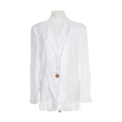 Blazer (Wit) van Zara Polyester, Modal