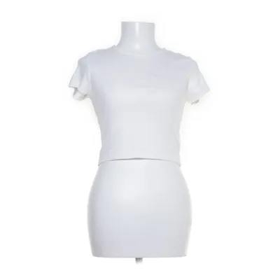 Crop top (Wit) van Divided by H&M Elastaan, Katoen