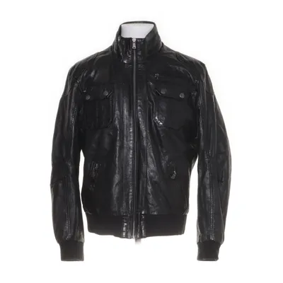 Leather jacket (Black) from Gipsy by Mauritius Leather, Cotton, Polyester