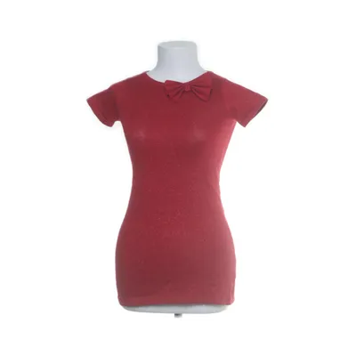 Klänning (Röd) från H&M Bomull, Metallfiber, Polyester