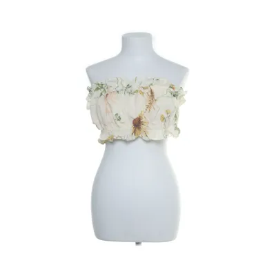 Crop top (Beige, Meerkleurig) van H&M Katoen