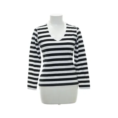 Pullover (Svart, Vit) från DeVal Bomull, Elastan
