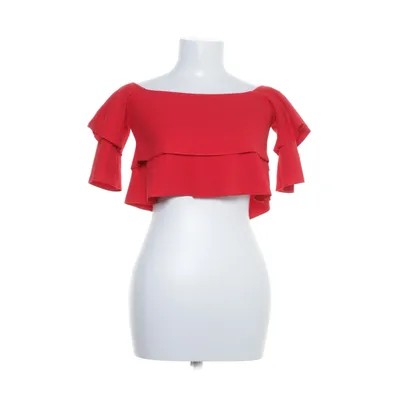 Crop top (Rood) van Boohoo Elastaan, Polyester