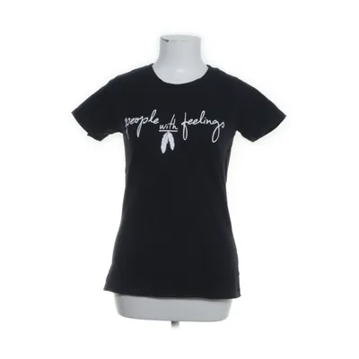 T-shirt (Zwart) van Continental Katoen