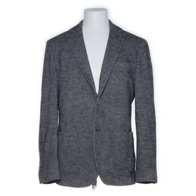 Blazer (Wit, Blauw) van Massimo Dutti Polyamide, Wol, Katoen
