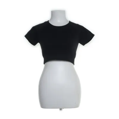 Crop top (Zwart) Polyamide, Elastaan