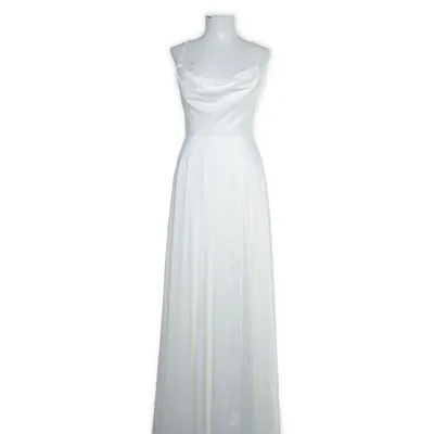 Aftonklänning (Vit) från Vera Mont Elastan, Polyester