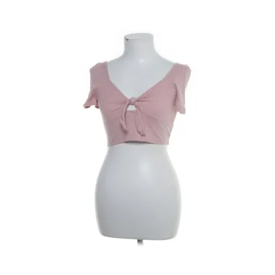 Crop top (Roze) van Shein Katoen, Elastaan