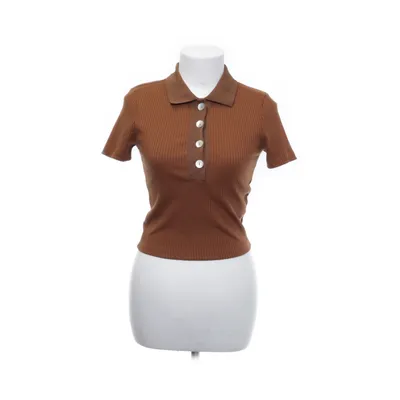 Polo shirt (Brown) from H&M Trend Polyester, Viscose, Elastane