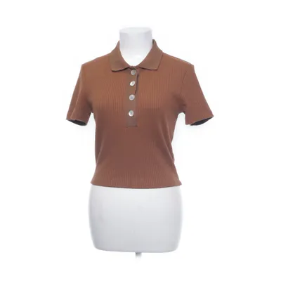 Poloshirt (Bruin) van H&M Trend Polyester, Viscose, Elastaan