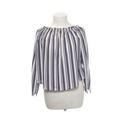Top (Blue, Multicolored) from Bershka Elastane, Polyester