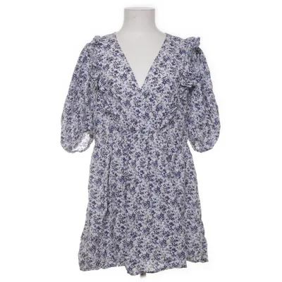 Klänning (Blå, Vit) från H&M Bomull, Polyester