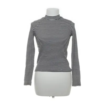 Långärmad t-shirt (Svart, Vit) från Monki Bomull, Elastan