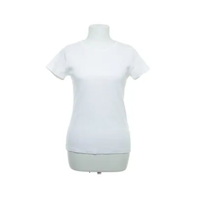 T-shirt (Blanc) de H&M Basic Coton, Élasthane