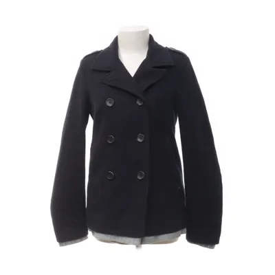 Coat (Black) from Maison Scotch Wool, Cotton, Polyester