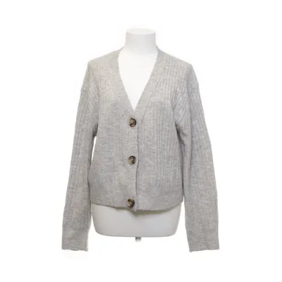 Cardigan (Gray) from H&M Polyester, Acrylic, Wool, Elastane