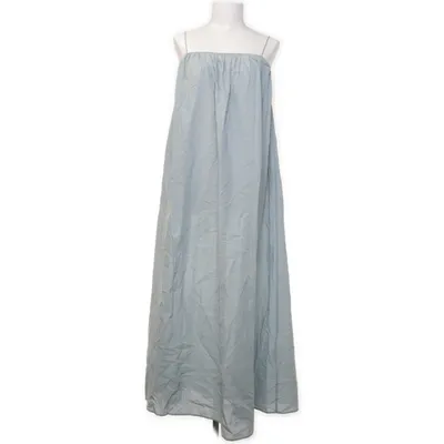 Robe longue (Bleu) de H&M Coton