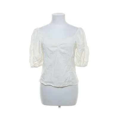 Blouse (Blanc) de H&M Lin, Viscose