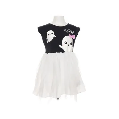 Jurk (Zwart, Meerkleurig) van H&M Polyester, Katoen, Elastaan