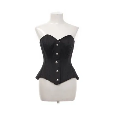 Korsett (Svart) från Corset Story Bomull, Rostfritt stål