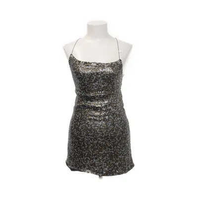 Robe (Allt - i paljetter. Silk) Soie, Acétate, Polyester