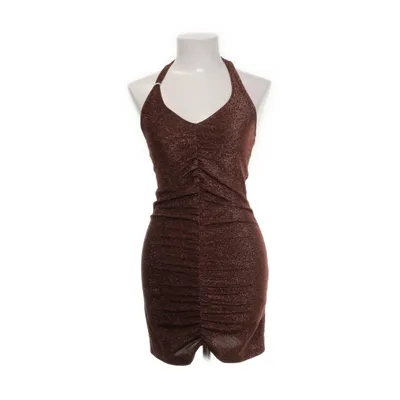 Halterneck dress (Brown) from Divided by H&M Elastane, Metallic fiber, Polyester