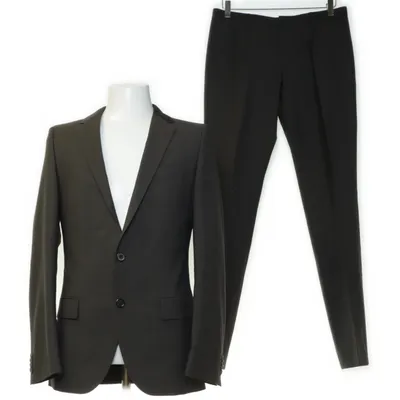 Suit (Green, Gray) from Hugo Boss Viscose
