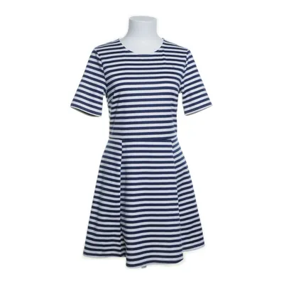 Jurk (Wit, Blauw) van Divided by H&M Polyester, Elastaan
