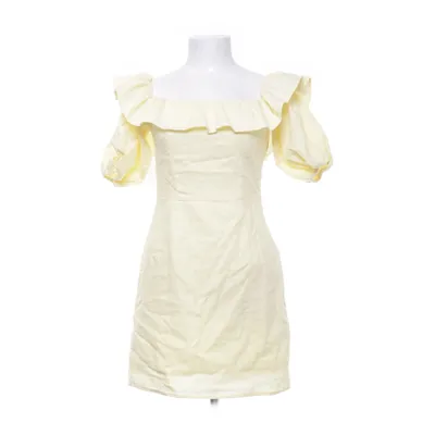 Klänning (Gul) från H&M Bomull, Linne