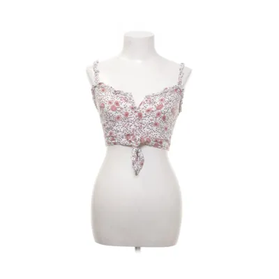 Crop top (White, Red)