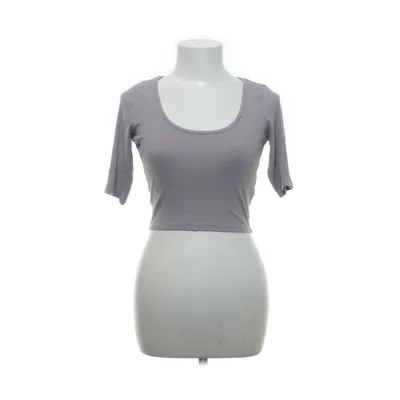 Crop top (Grijs) van H&M Viscose, Elastaan