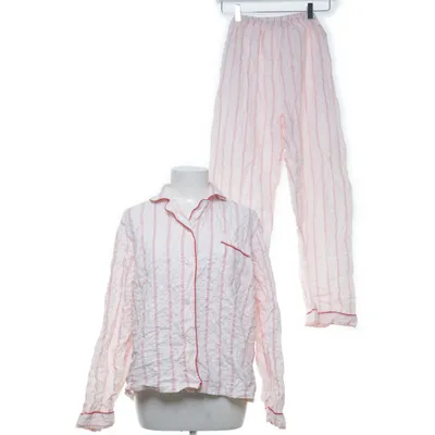 Pyjamas (Vit, Rosa) från Luna Bomull