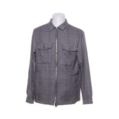 Överskjorta (Grå, Vit) från H&M Man Polyester, Viskos