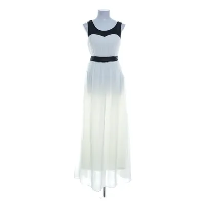 Aftenkjole (Hvid, Sort) fra Flowerby Charm's Polyester
