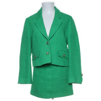 Tailleur jupe (Vert) de Zara Élasthane, Polyester