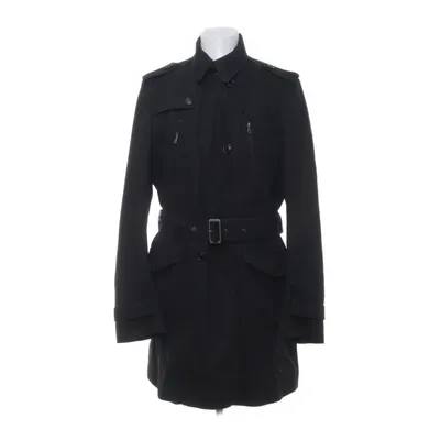 Trenchcoat (Sort) fra Diesel Nylon, Bomuld