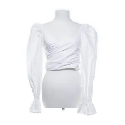 Crop top (Vit) från H&M Trend Polyester, Bomull