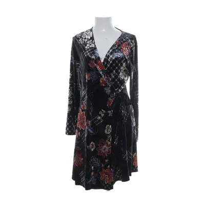 Omlottklänning (Svart, Vit) från 101 Idees Polyester, Elastan