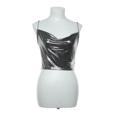 Crop top (Silverfärgad) från Divided by H&M Elastan, Polyester
