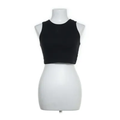 Crop top (Zwart) van Bershka Katoen, Elastaan