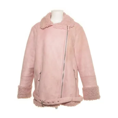 Shearling jas (Roze) van By Henry Holland Polyester, Acryl, Bont